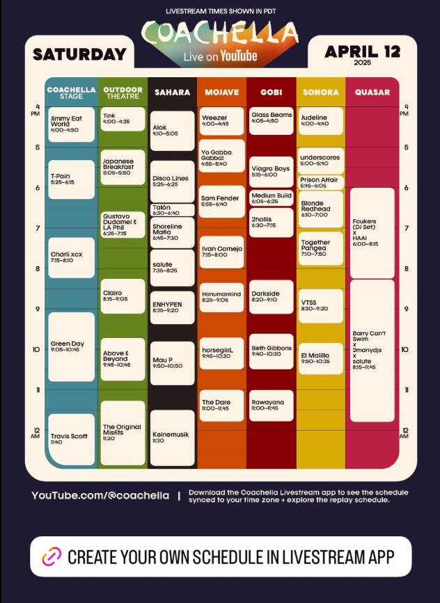 cochella live streams indio desert